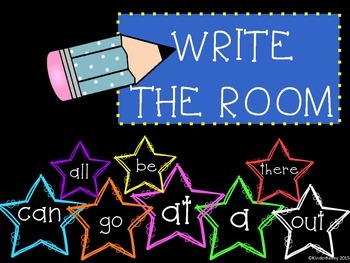 Preview of Write the Room Kindergarten Sight Words