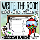 Write the Room - Letter G - Differentiated Kindergarten Li