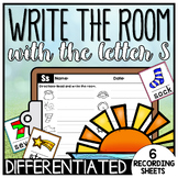 Write the Room - Letter S - Differentiated Kindergarten Li
