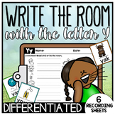 Write the Room - Letter Y - Differentiated Kindergarten Li