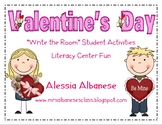 Write the Room Literacy Center - Valentine's Day