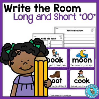 Preview of Write the Room Long and Short Vowel Digraph OO