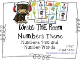 Write the Room Numbers and Number Words {1-30}