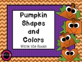 Write the Room- Pumpkin Shapes