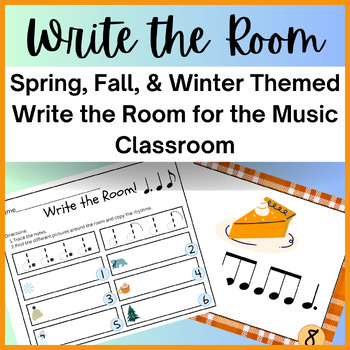 Preview of Write the Room - Quarter and Single Eighth Note in 6/8 Writing / Composing