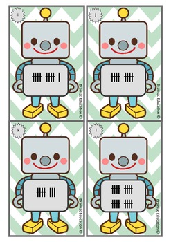Write the Room - Robot Tally Marks to 20 by Brainiac Education | TpT