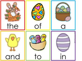 Write the Room Sight Words {Easter Theme} by Stef Swanson | TPT