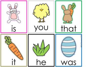 Write the Room Sight Words {Easter Theme} by Stef Swanson | TPT