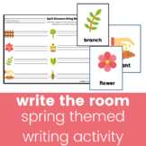 Write the Room - Spring Themed Writing Activity for Centers