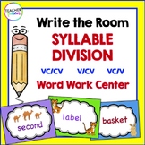 Syllable Division Rules WRITE THE ROOM ACTIVITY