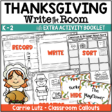 November Activities | Write the Room Thanksgiving