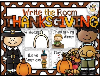 Preview of Thanksgiving Write the Room