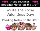 Write the Room Valentine's Day Music- Reading notes on the staff