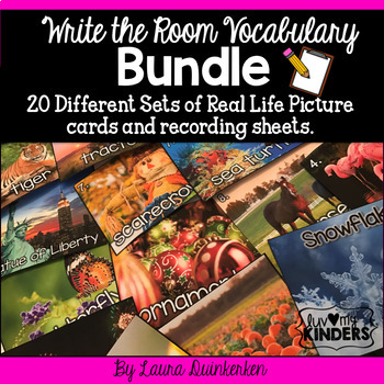 Preview of Write the Room Vocabulary Bundle