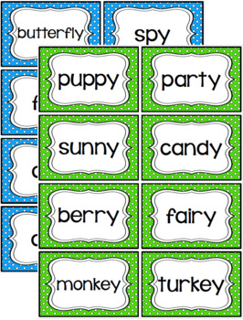 Write the Room - Vowel y by Zippity Zumwalt | TPT