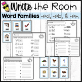 Write the Room Word Families -en, -ed, & -eb Short E