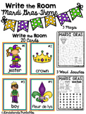 Mardi Gras Write the Room Activity