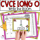 Long O - CVCE Words - Magic E - Write the Room - Phonics Cards