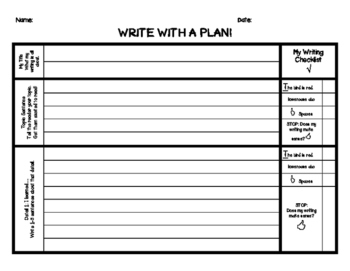 Preview of Write with a Plan