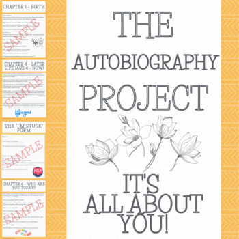 Preview of Write your own AUTOBIOGRAPHY project! Digital Version & Rubric INCLUDED!