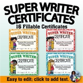 Writer Certificates