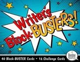 Writer's Block-BUSTERS! /40 Writing Prompt Cards + 16 Chal