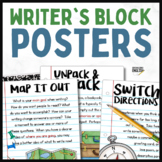 Writer's Block Posters with Travel Theme