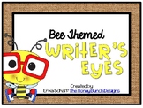 Writer's Eyes Bee Themed Posters Set 3 with burlap