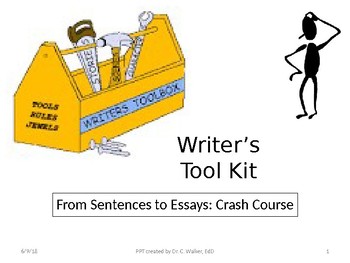 Preview of Writer's Toolkit- A Crash Course