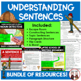Writers Workshop Complete Sentences and Grammar Activities