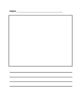 Preview of Writer's Workshop Creative Writing Blank Form
