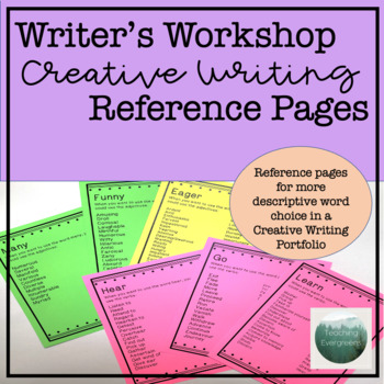 Writer's Workshop: Creative Writing Reference Pages by Teaching Evergreens