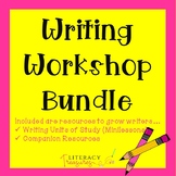 Writer's Workshop Curriculum -- Minilessons for a school year