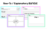 Writer's Workshop How-To / Explanatory Resources