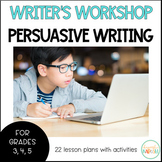Writer's Workshop: Opinion | Persuasive Writing - 3rd, 4th