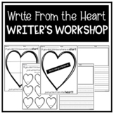 Writer's Workshop Planning Maps- Write From the Heart with