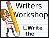 Writer's Workshop Rules with BITMOJI's