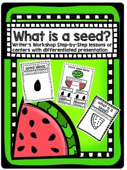 Preview of Writer's Workshop Seed Mini UNIT Watermelon Theme