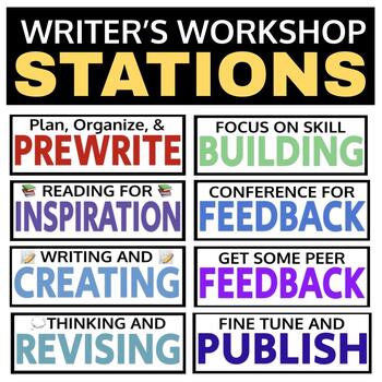 Preview of Writer's Workshop Stations