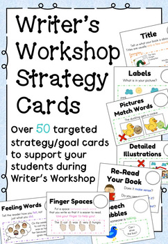 Preview of Writer's Workshop Strategy Cards