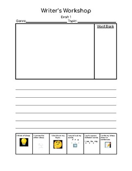 Preview of Writer's Workshop Template