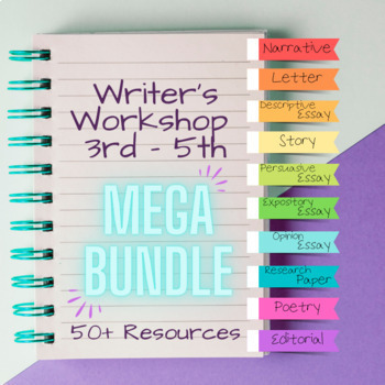 Preview of Writer's Workshop Upper Elementary MEGA Bundle (Collaborative Resources!!)