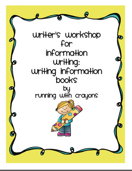 Preview of Writer's Workshop: Writing Information Books