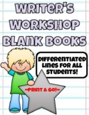 Writer's Workshop blank books TONS of styles & line options