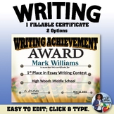 Writers Award 3