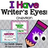 Chevron Writer's Eyes