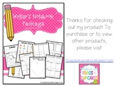 Writer's Notebook Package {K-2} + Writing Paper Pack
