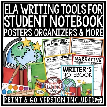 Preview of Personal Narrative Grammar Student Writing Process Organizers Writers Notebook
