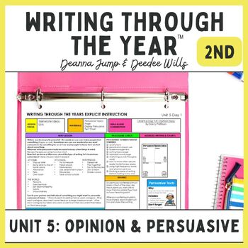 Preview of 2nd Grade Writing Curriculum - Writing Lesson Plans Unit 5 Opinion Persuasive