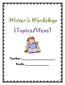 Preview of Writers Workshop Binder Cover
